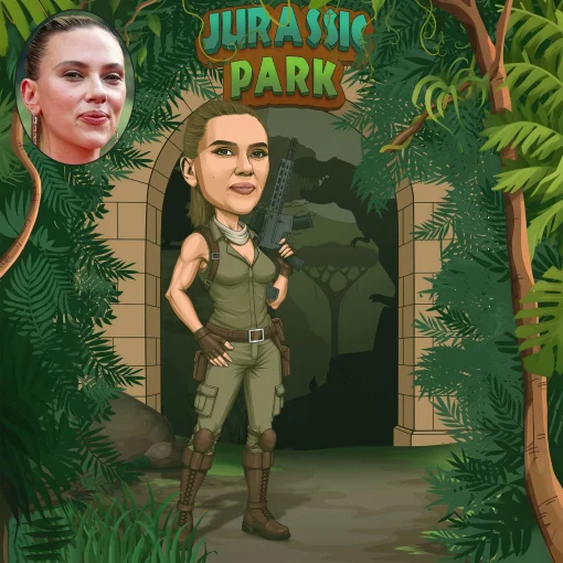 Jurassic Park Caricature - Image 2